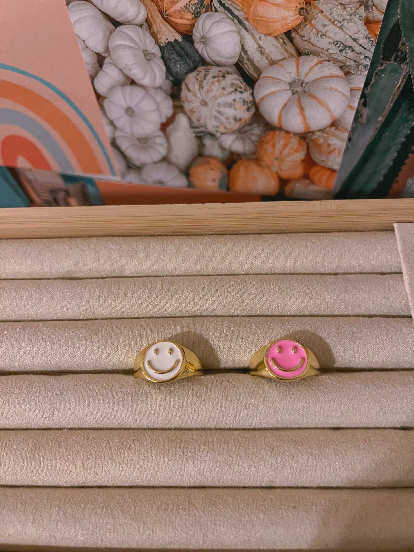 Smiley Adjustable Ring