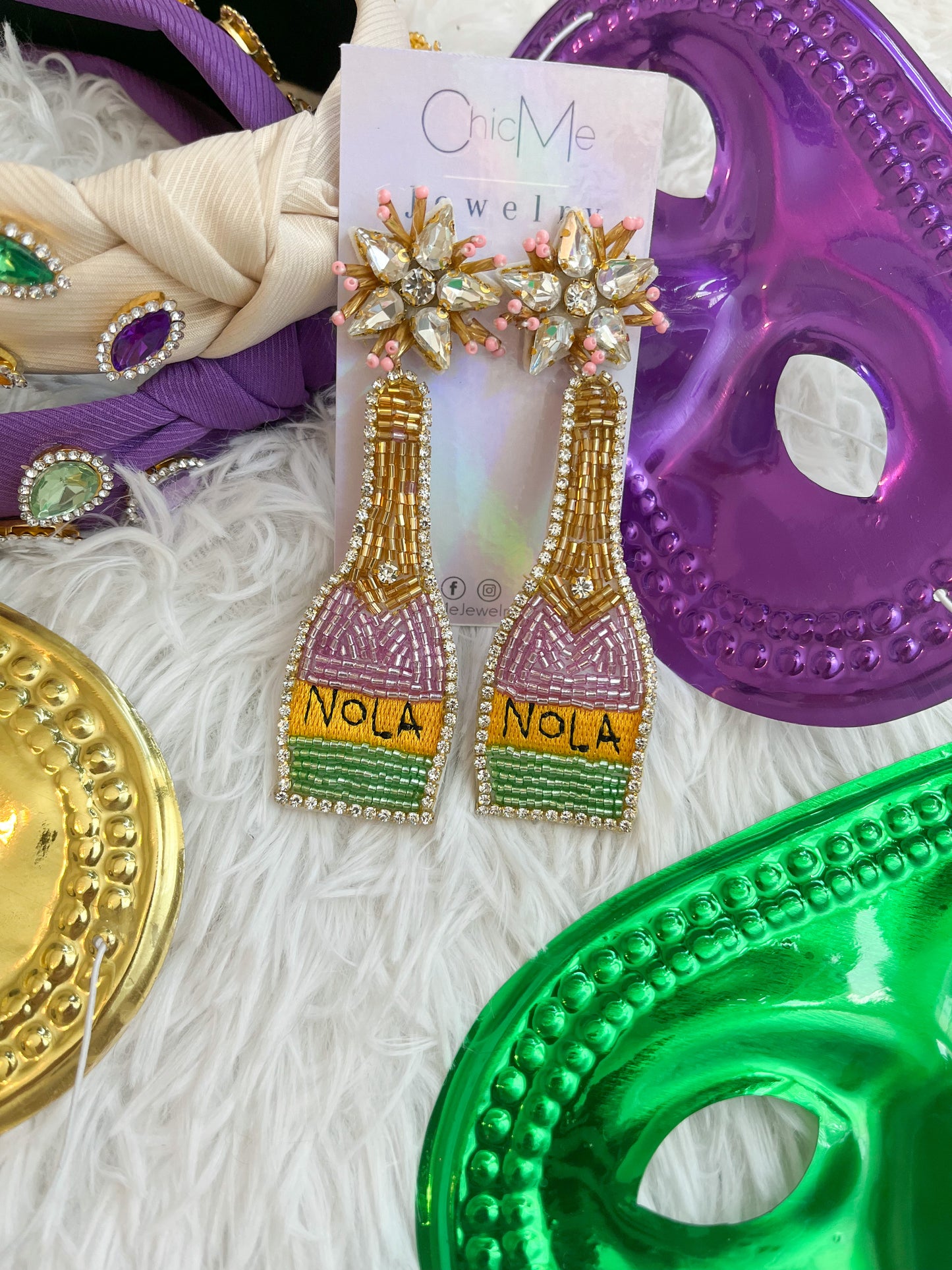 Nola Beaded Bottles