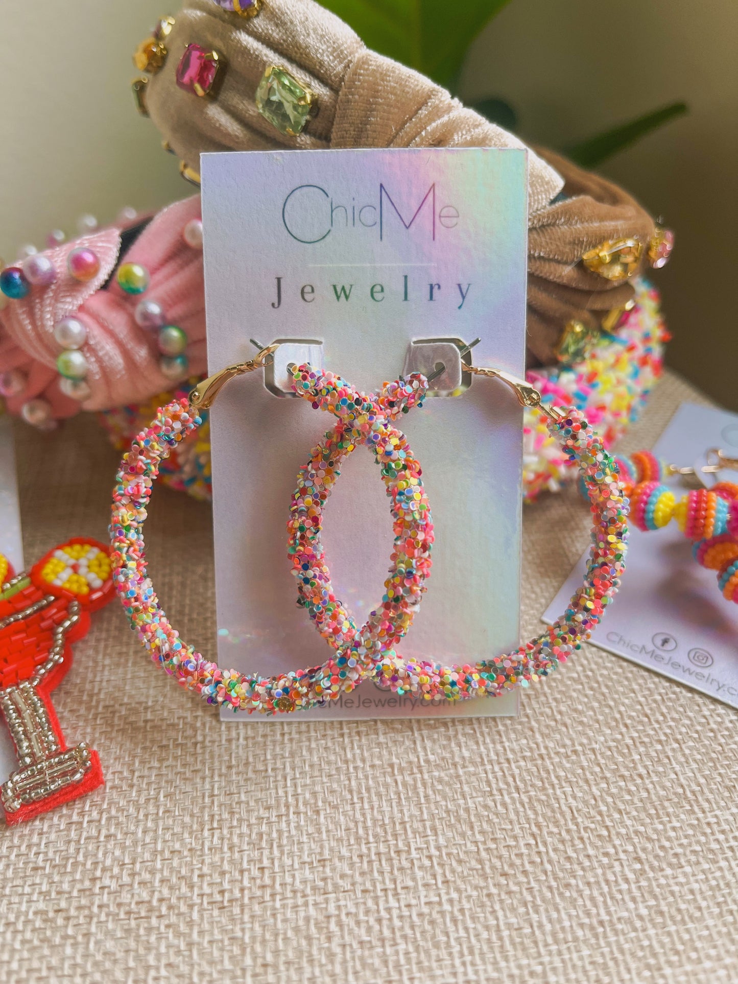 Glitter Hoops